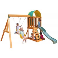 Complex de joaca AINSLEY Premium PLAYSET - Centru multifuntional din lemn Kidkraft Complex de joaca AINSLEY Premium PLAYSET - Centru multifuntional din lemn Kidkraft